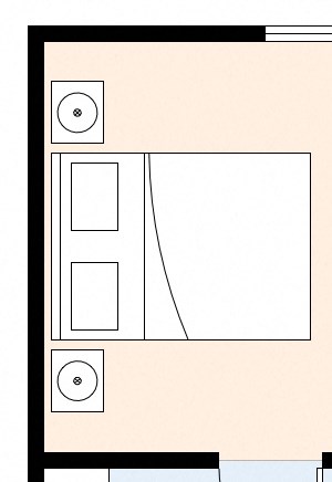 2 Bed 2 Bath Floor Plan 2 Bed 2 Bath Floor Plan at 720 North Apartments, Sunnyvale, California